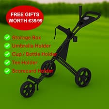 Image of Golf Trolley by Tee Trolley – 3 Wheel Folding Golf Cart