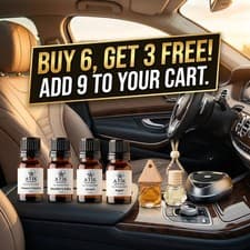 Image of Car Air Freshener Diffuser 10ml Luxury Refill Oil Scent Vent Clip Long Lasting