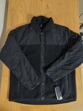 Image of New Mens Adidas Black Shearling Fleece Jacket Size Extra Large XL NWT Sherpa