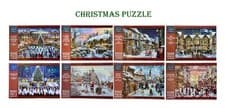 Image of 1x 1000 piece Christmas jigsaw puzzle New and Sealed Choose your type