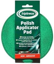 Image of Triplewax Car Absorbent Smear Free Polish Cleaning Applicator Microfibre Pad