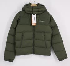 Image of BERGHAUS MENS EMBO DOWN 4IN1 JACKET PUFFER SIZE XS GREEN RRP £300 IB