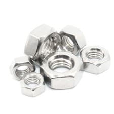 Image of M3 M4 M5 M6 M8 M10 M12 HEX NUT FULL HEXAGON NUTS DIN 934 STAINLESS STEEL
