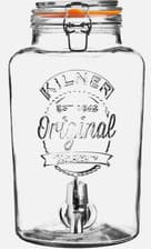 Image of Kilner Clip Top round Drinks Dispenser, Transparent, 5 Litre