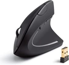 Image of Anker 2.4G Wireless Vertical Ergonomic Optical Mouse 800/1200/1600DPI for Laptop