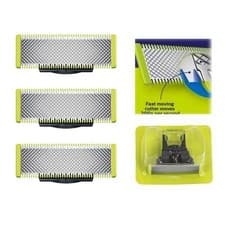 Image of 3 Pack Razor Shaver Blade Head For Philips One Blade QP2520 QP2630 QP2523 QP6523