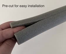 Image of Pipe Insulation Lagging Wrap Roll  Thickness 9-13mm pipe diameter 15, 22 or 28mm