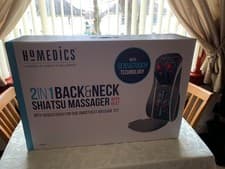 Image of HOMEDICS 2 in 1 BACK AND NECK SHIATSU MASSAGER WITH HEAT