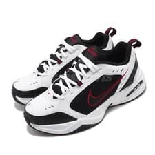 Image of Nike Air Monarch IV 4 White Black Red Men Casual Dad Chunky Shoes 415445-101