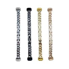 Image of For Fitbit Inspire 3 Stainless Steel Strap Women Bracelet Chain Band Replacement