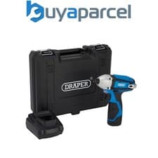 Image of Draper 70332 12V Impact Driver, 1/4" Hex., 1 x 1.5Ah Battery, 1 x Fast Charger