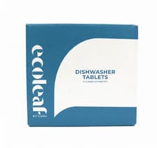 Image of 2 Boxes of Ecoleaf All in One Dishwasher Tablets SALE Damp Tablets Approx 120