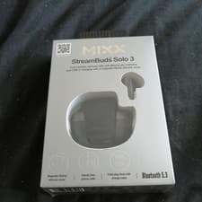 Image of Mixx StreamBuds Solo 3 Black True Wireless Earbuds Brand New