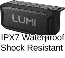 Image of Waterproof Bluetooth Speaker 5 Watt Aux SD Slot USB Playback Lumi Wireless