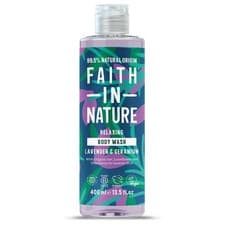 Image of Faith In Nature Lavender & Geranium Body Wash Vegan 400ml