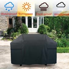 Image of Waterproof Heavy Duty BBQ Cover 2/4 Burner Smoker Grill Gas Outdoor Patio Garden