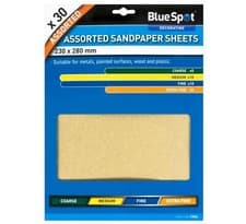 Image of Packs of Sanding Sheet Sandpaper Coarse Medium Fine Or Assorted Pack 19850