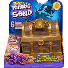 Image of Kinetic Sand Treasure Hunt Playset with 9 Surprise Reveals, 567g Sand