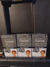 Image of Beauty Formulas Charcoal Nose Pore Strips – 6 Strips | Deep Clean & Unclog Pores