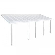 Image of Garden Patio Cover Palram Canopia Feria White (10ft & 13ft)