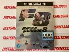 Image of Fast and Furious 8 - 4K Ultra-HD UHD + Blu-Ray , New Sealed.
