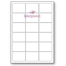 Image of 18 Per Page White Blank A4 Sticky Address Addressing Laser Labels Label Planet®
