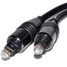 Image of TOSLINK Optical Digital Cable 0.5m-20m Audio Lead SPDIF Surround Sound Black HQ