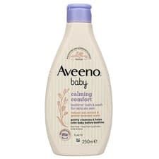 Image of Aveeno Baby Calming Comfort Bedtime Bath & Wash 250ml