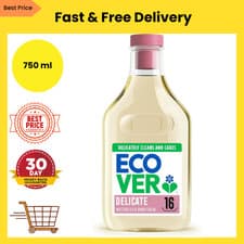 Image of Ecover Delicate Laundry Liquid for Wool Silk Waterlily Honeydew 16 Wash