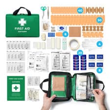 Image of GATARN 220 pcs First Aid Kit Bag Medical Emergency Travel Home Car Taxi Work