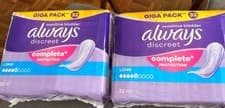 Image of Always Discreet Long Pads Incontinence Protection 2 x 32 Pack | 64 Pads Total