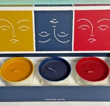 Image of Jonathan Adler Muse Couleur Votive Scented Candles Set 3x90g NWB RRP £88 Free 🚚
