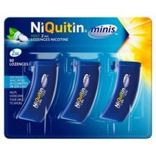 Image of NiQuitin Mint Minis 2mg | 10 x 60 =600 Lozenges | Quit Smoking | BB 2026