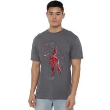 Image of Marvel Daredevil Rain Unisex T-Shirt S-4XL, Charcoal