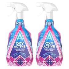 Image of 2 x Astonish Oxy Active Fabric Stain Remover - 750ml - for Upholstery & Fabrics