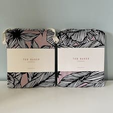 Image of 2 x Ted Baker 'Vietnam' Oxford Pillowcase Size: 48cm x 74cm + 5cm Brand New