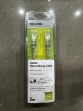 Image of Belkin 2m RJ45 Male to Male Fast CAT5e Snagless Patch Cable - Grey new