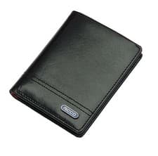 Image of Ricco Mens RFID SAFE Small Genuine Italian Leather Slimline Billfold Wallet S15