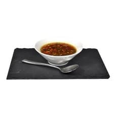 Image of Slate Placemats Set of 4 Natural Stone 30x20cm Table Mats