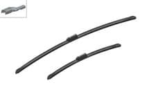 Image of BOSCH A532S Wiper Blade Front Set Fits Jaguar XE XF Opel Tesla Model S Vauxhall