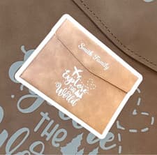 Image of Personalised Travel Document Holder | Family Holiday Planner | Travel Wallet |