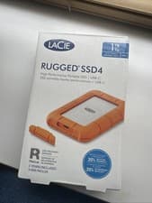 Image of LaCie Rugged SSD4 1TB Portable External Hard Drive New