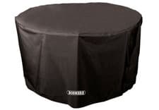 Image of Bosmere 4 Seat Circular Round Patio Table Cover Polyester Black D540