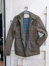 Image of Jack Wills Olive Green Quilted Jacket