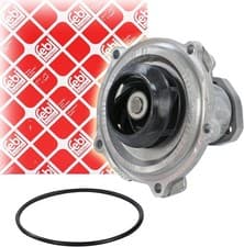 Image of Water Pump & Seal Ring Audi A4 A6 VW Passat Polo Seat Skoda 028121004 febi