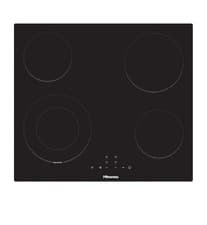 Image of Hisense 60cm 4 Zone Ceramic Hob E6422SC electric cooker electric hob