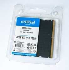 Image of CRUCIAL DDR5 RAM 32GB (2x 16GB) 4800MHz SODIMM Laptop Memory CL40 Factory Sealed