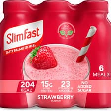 Image of SlimFast Ready to Drink Shakes Meal Replacement Shake for Weight Loss 6 x 325 ML