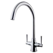 Image of Wickes Toba Monobloc Kitchen Sink Mixer Tap - Chrome