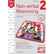 Image of 11+ Non-Verbal Reasoning Year 3/4 Workbook 2: Including - Paperback NEW Stephen